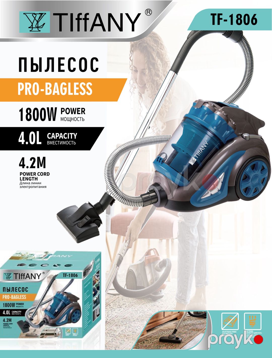3000W Gücündə Tiffany TF-1806 – Güclü və Sərfəli Tozsoran — Tozsoran, Bakı (4)