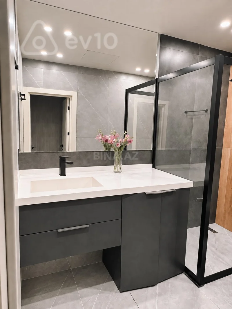 3 otaqlı mənzil, 74 m², Sergey senyuşkin — kirayə — Mənzil, Bakı (7)
