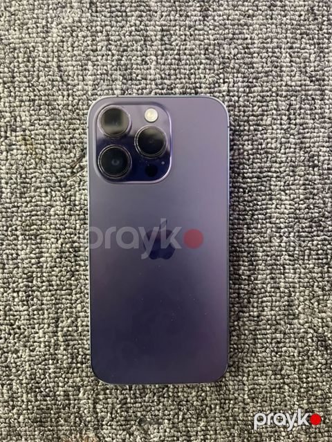 IPhone 14 Pro, 128 GB, Deep Purple, Barmaq izi, Face ID — Qobu