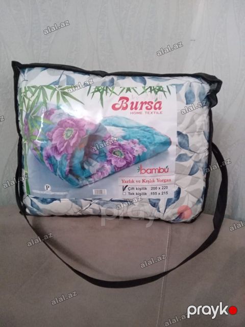 Bursa Home Textile bambu seriyasından yorgan və yastıq dəst.80 m — Bakı