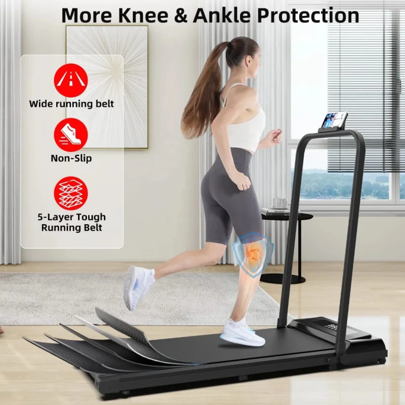 Elektrik qaçış trenajoru, 38x105x39 sm, qara/boz — Koşu simulyatorları, Bakı (2)