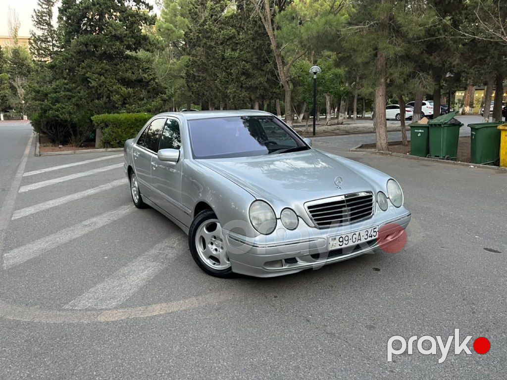 Mercedes E 220, 2.2 L, 2000 il, 340 000 km — Avtomobillər, Bakı (3)