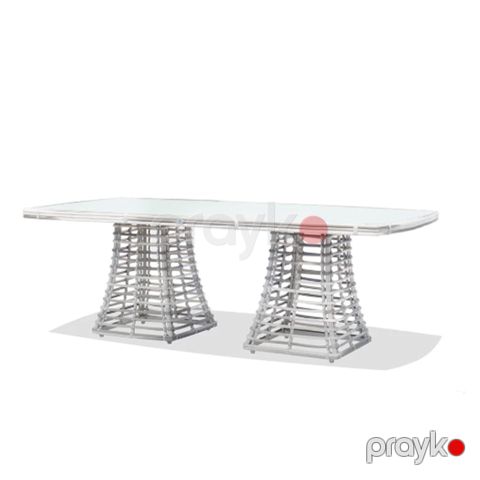 Bağ masası Skyline Design Vılla, alüminium karkas, 220x110 sm - SL23771 — Bakı