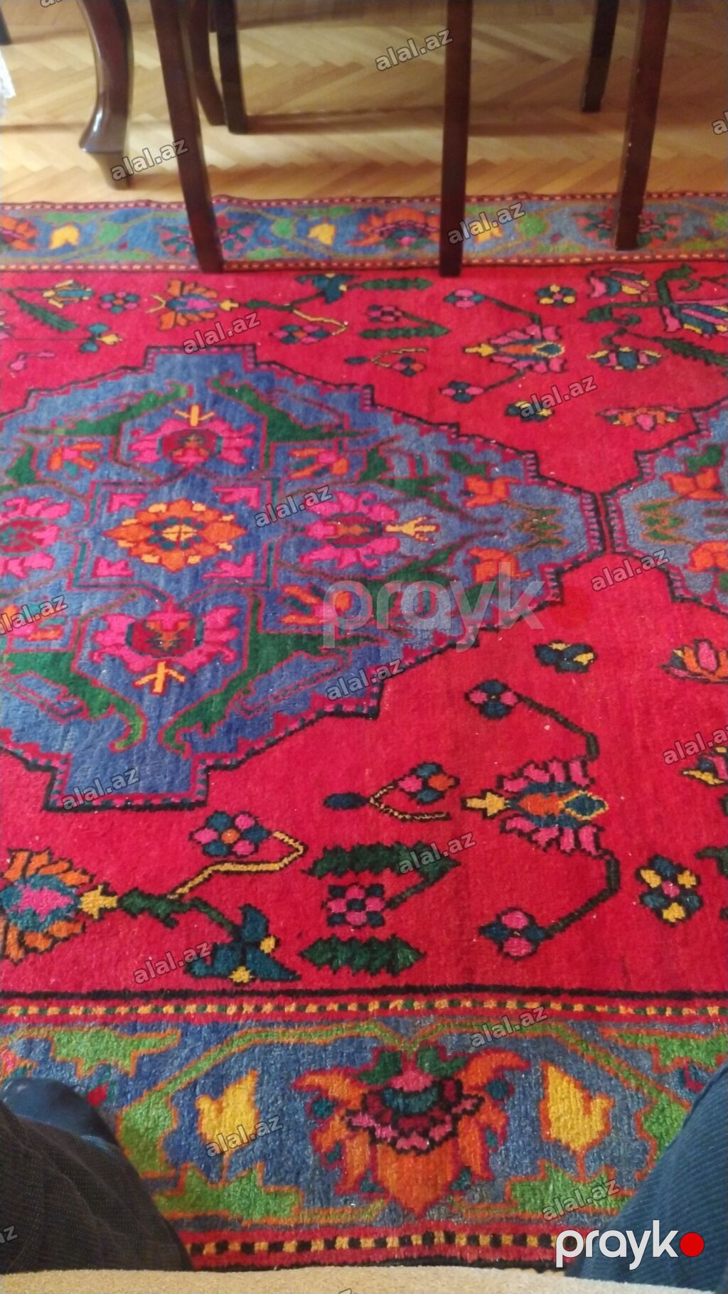 Qədim xalça, 1890 il, Azərbaycan, Vəziyyəti: Yaxşı — Mebel, Bakı (2)