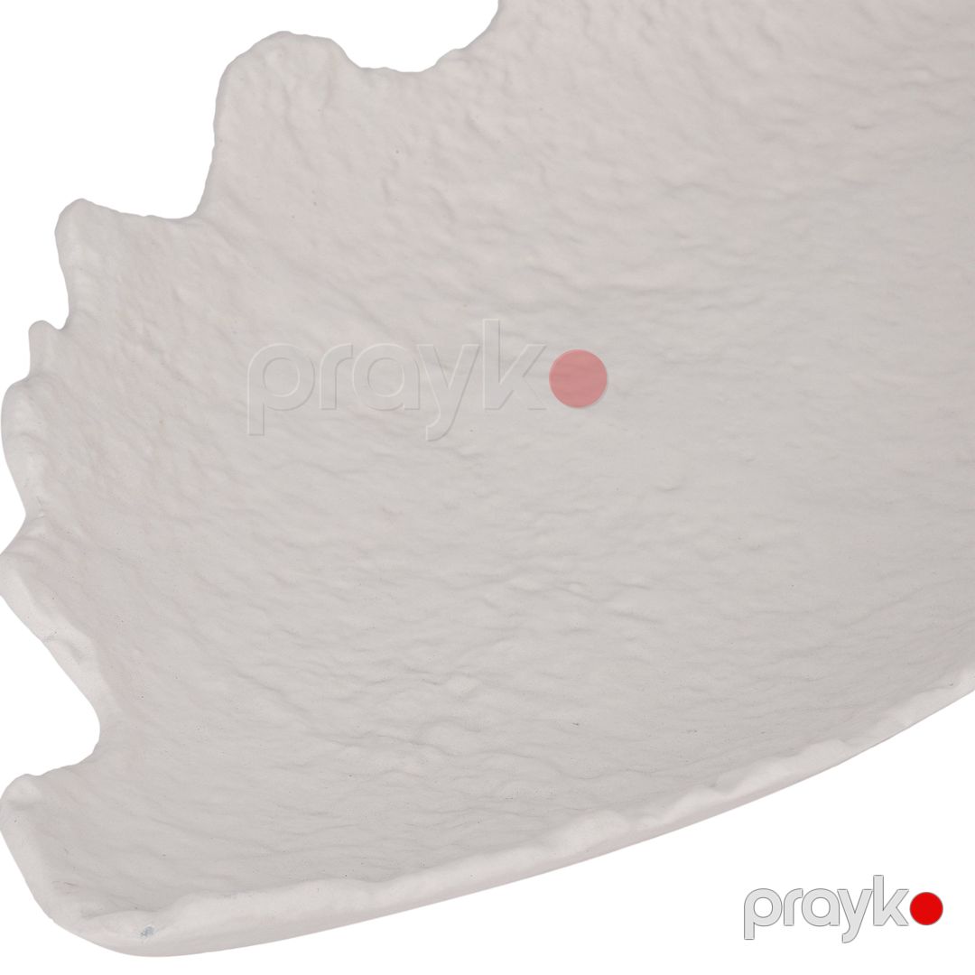 Dekorativ qab Eglo 427082 Forleyet, alüminium, ağ, 4.5x23x44 sm — Mallar, Bakı (3)