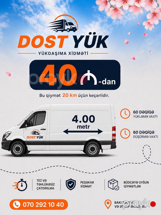 Dost Yük Daşıma — Yük daşıma xidmətləri (2)