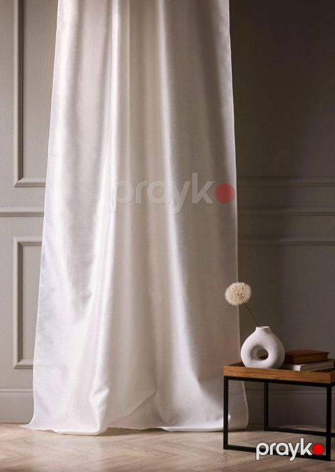 Günəşdən qoruyucu pərdə, atlas, krem, 350x270 sm — Bakı