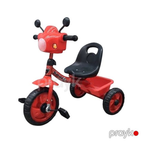 Üçtəkərli velosiped N-528, 1-4 yaş, Qırmızı, Plastik, Metal — Bakı