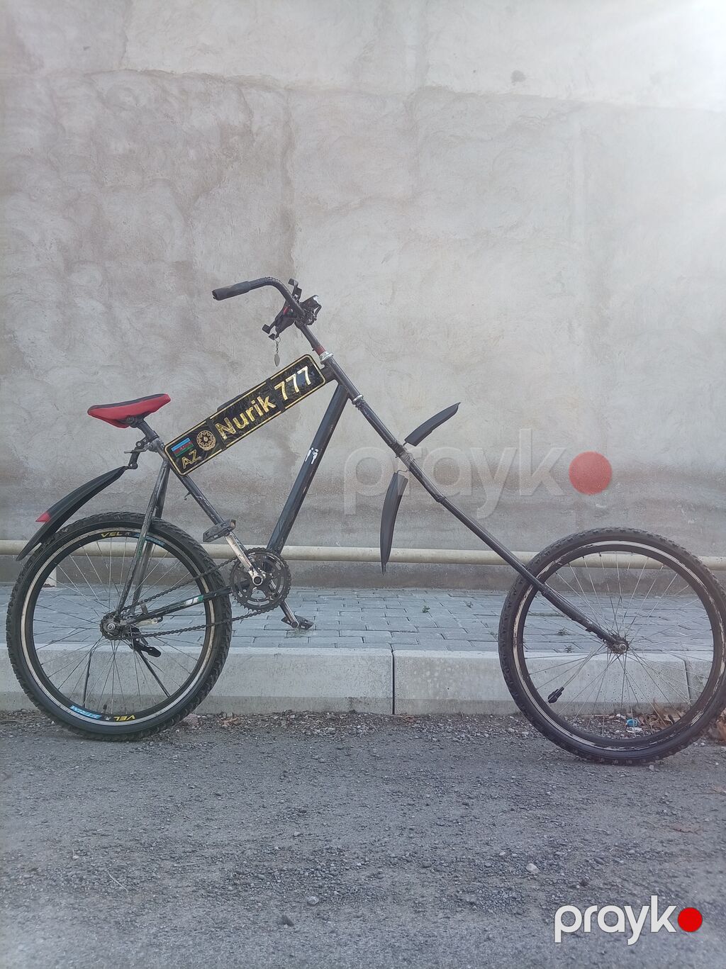 Xüsusi yığma uzun çəngəl “chopper” tipli velosiped - Konstruksiya — Yol velosipedləri, Ağsu (3)