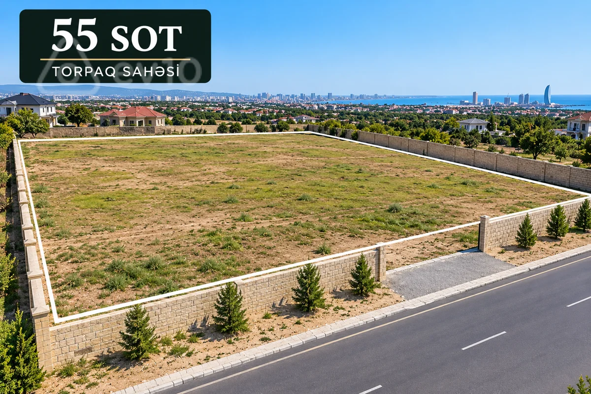 Torpaq sahəsi, 55 sot, Qarayev 36 — Torpaq, Bakı (3)