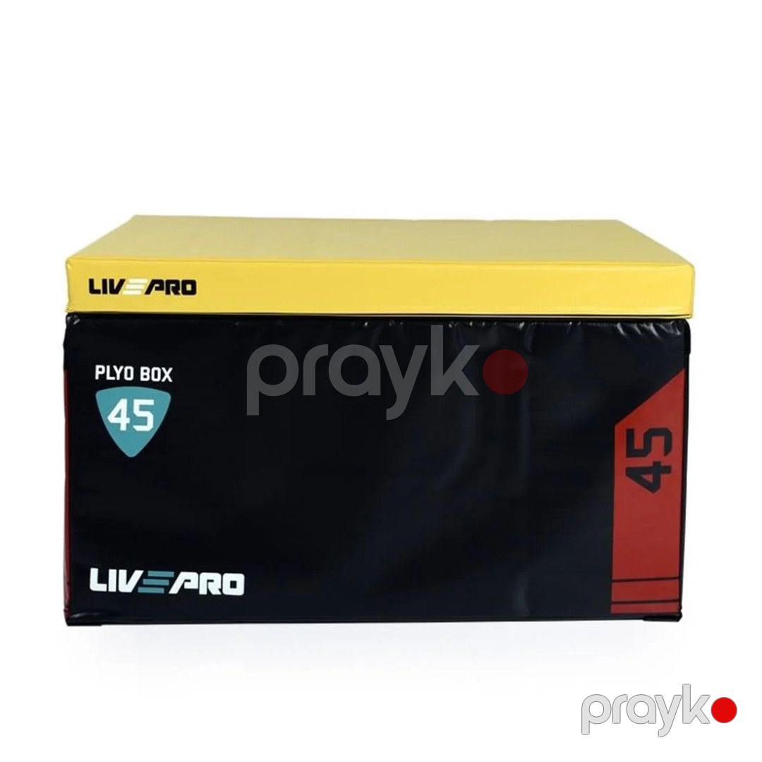 Yumşaq plioboks dəsti Livepro, 60/45/30/15 sm, qara/sarı — Mallar, Bakı (3)