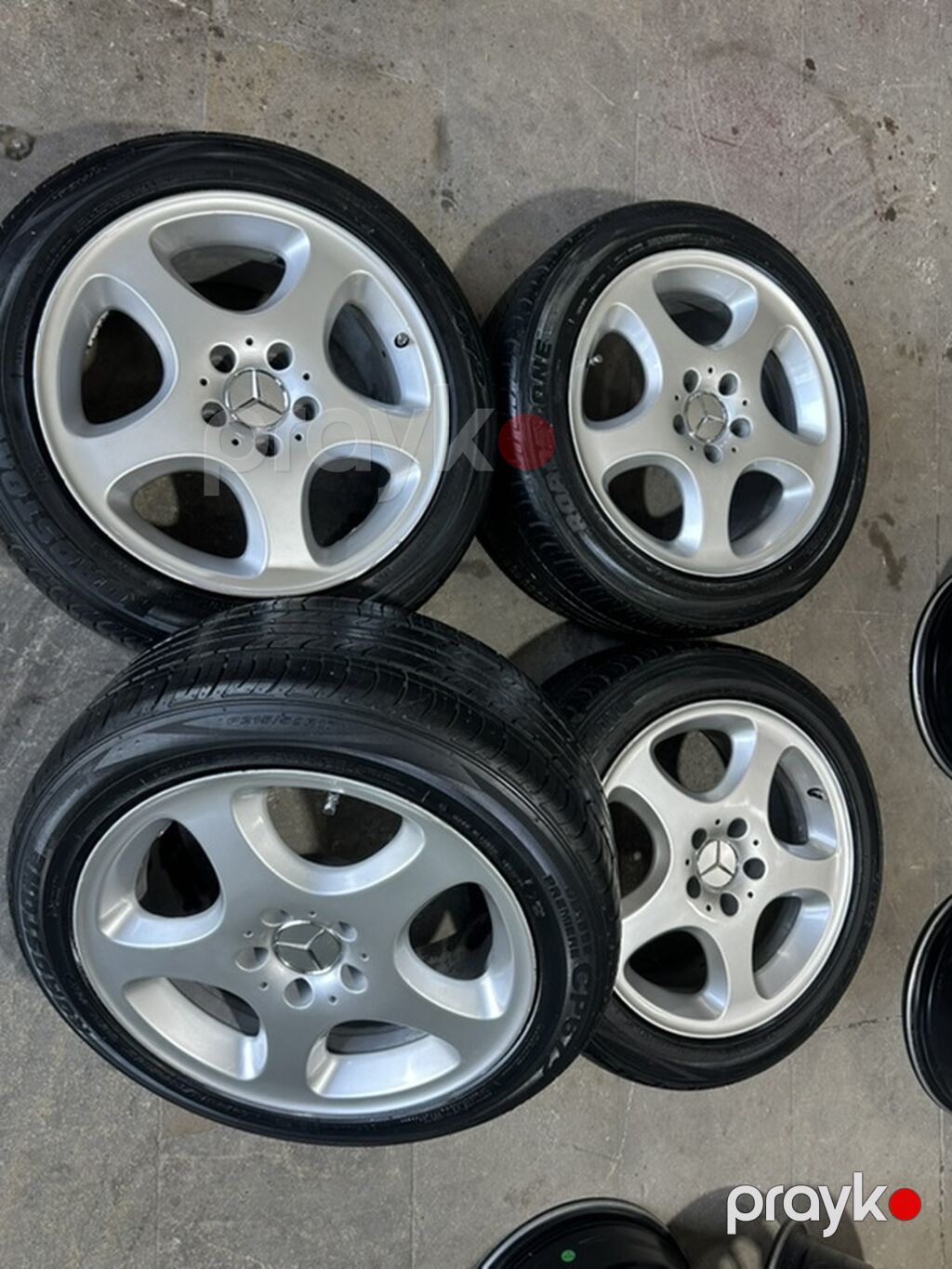 R 17 sador. Catsiz svraksiz zavod. Barter var. Mercedes-Benz üçün — Diskləri, Digah (2)