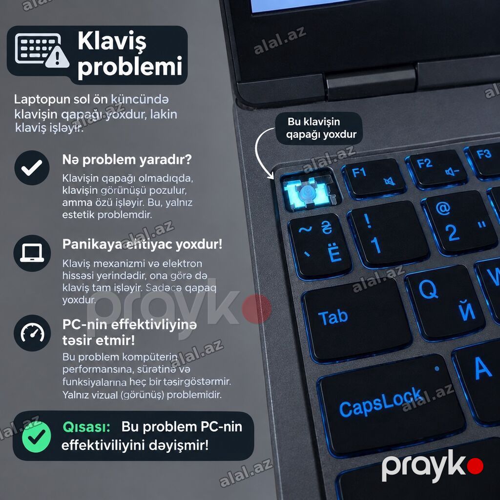 İşlənmiş Lenovo Legion, 15.6 Intel Core i5, 512 GB, Ünvandan götürmə — Elektronika, Bakı (3)