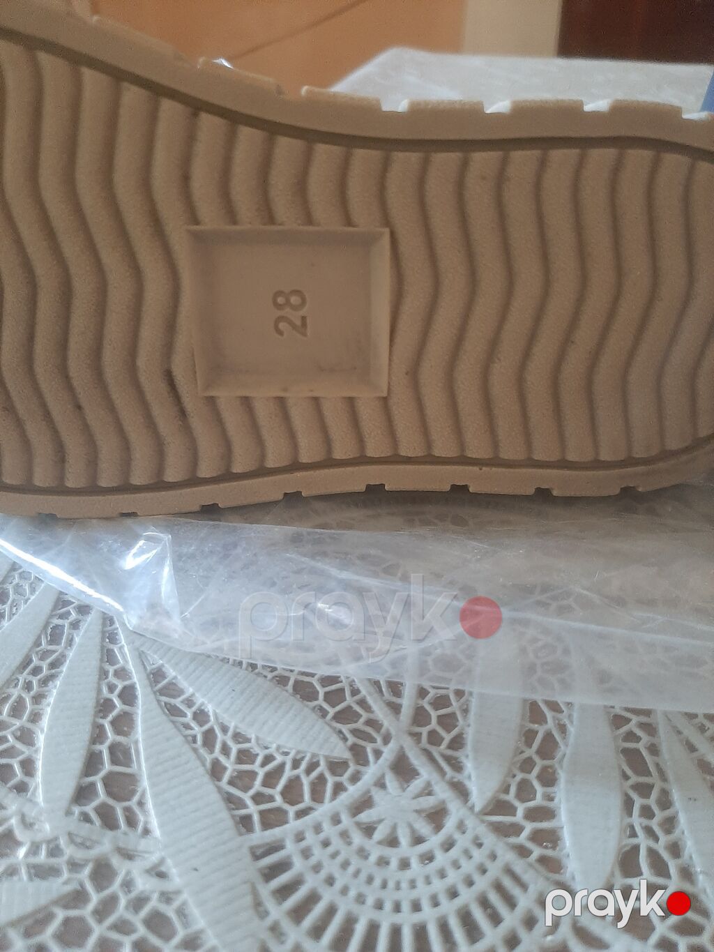 Uşaq botları – Kıfıdıs, ölçü 28 - Rəng: tünd göy üst, bej rəng qalın — Uşaq ayakkabısı, Digah (3)