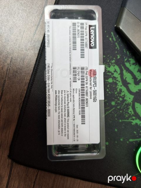 DDR5 16GB 5600 operativ yaddaş — Bakı