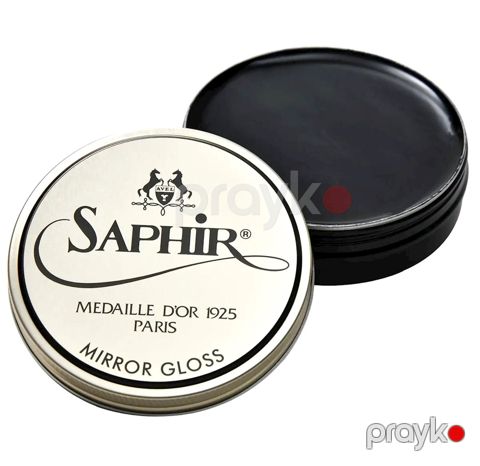 Ayaqqabı üçün krem Saphir Mirror Gloss Qara 75 ml — Bakı