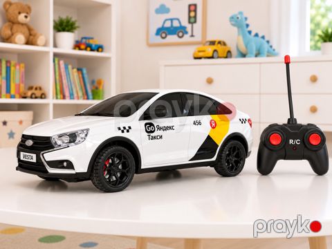 Radio ilə idarə olunan maşın Lada Vesta, ağ, 6+ — Bakı