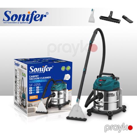 Sonifer SF-2255 Xalça Yuyan və Tozsoran – 1600W, 20L Tutumlu — Bakı