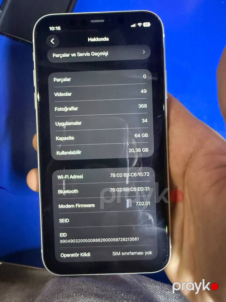 Apple iPhone 11 White 64GB/4GB — Smartfonlar, Bakı (2)