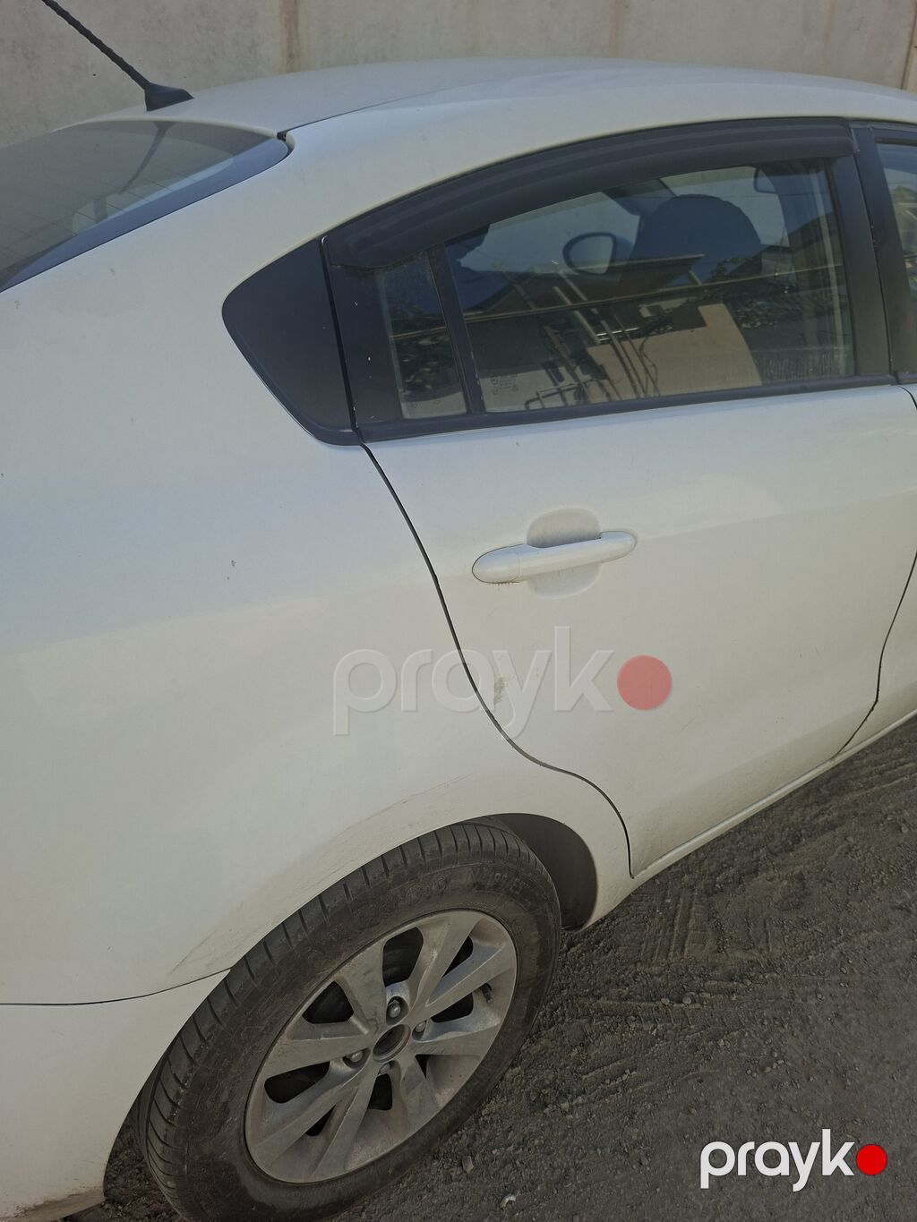Kia Rio sedan – ağ rəng, 4 qapı, Azərbaycanda qeydiyyat (90-NR-687 — Avtomobillər, Masazır (3)