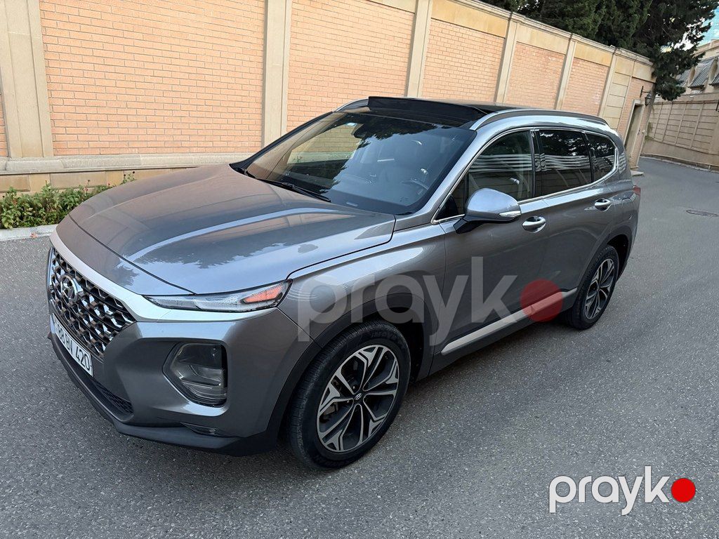 Hyundai Santa Fe, 2.0 L, 2019 il, 98 000 km — Avtomobillər, Bakı (3)