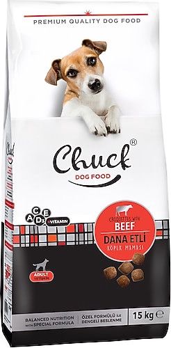 Quru yem itlər üçün Mal əti ilə Chuck 1 kq mal əti ilə — Bakı