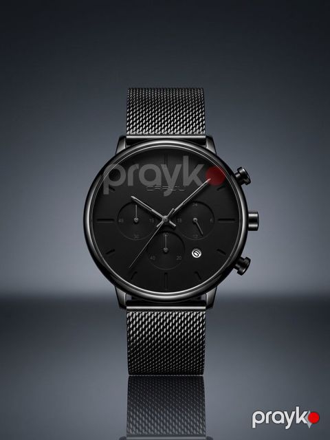 Qol saatı kişilər üçün Crrju Black/Black — Bakı