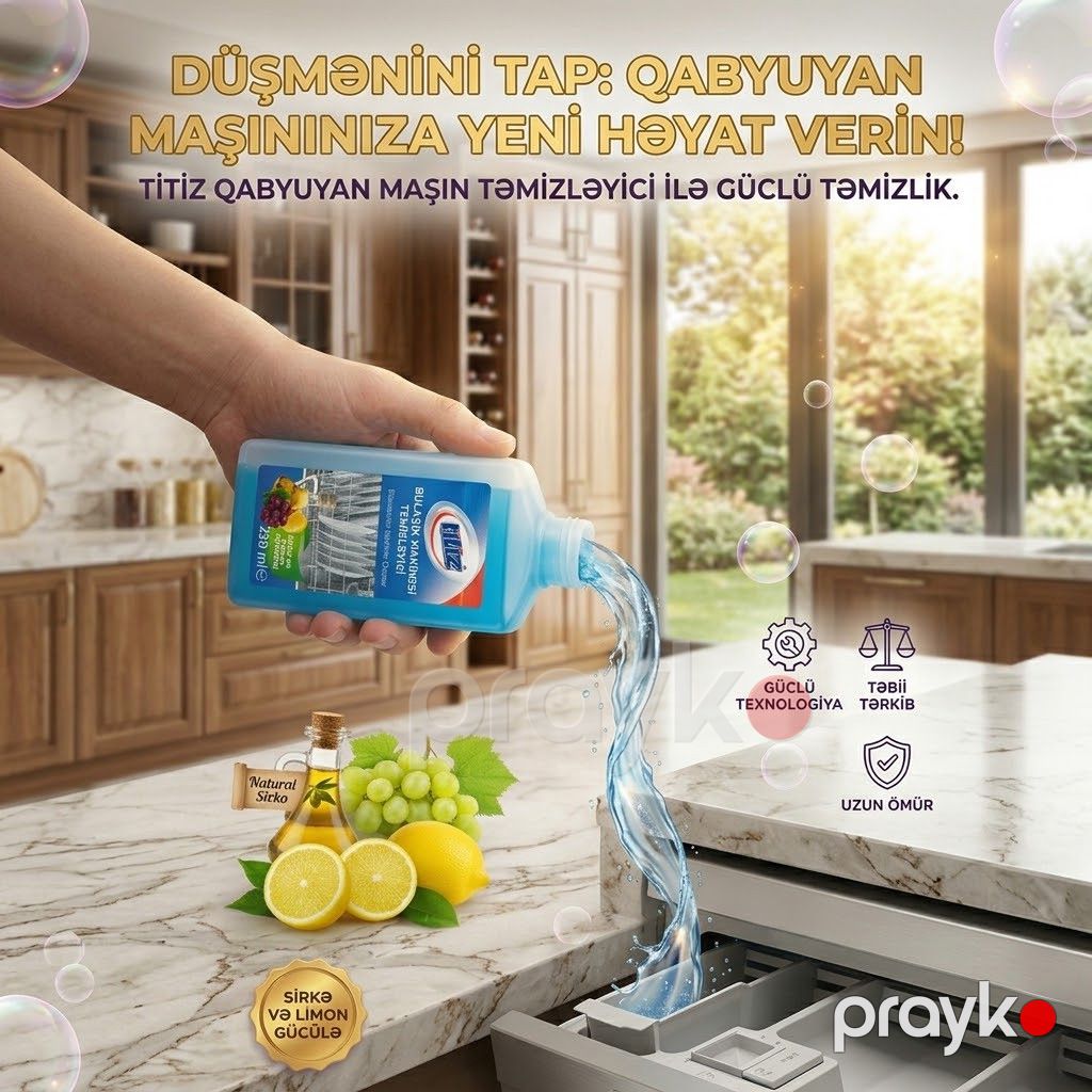 Qabyuyan maşın üçün təmizləyici vasitə Titiz, 250 q — Mallar, Bakı (2)