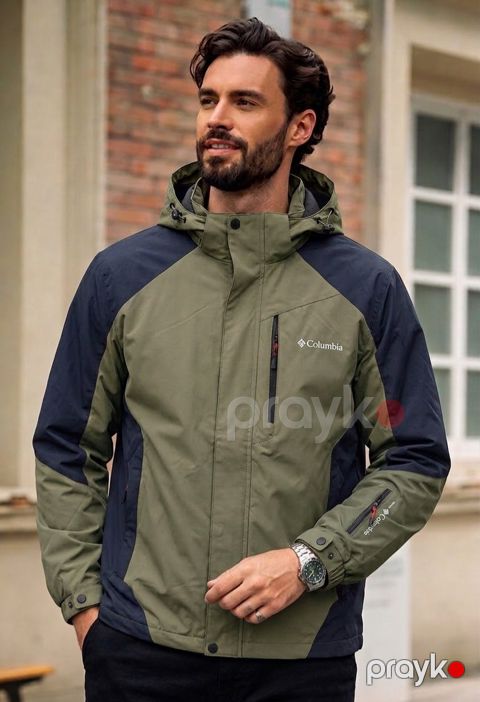 Küləkkeçirməyən gödəkçə No brand, Haki, Pambıq/Polyester, Ölçü 58 — Bakı