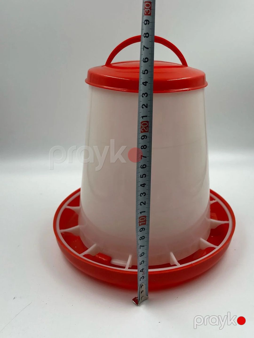 Yem təknəsi İL-1526 toyuqlar və cücələr üçün, ağ, plastik, 4 kq — Mallar, Bakı (3)