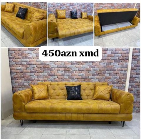 Məhsul: Sarı rəngli yumşaq divan (transformasiya olunan) - Funksiya — Dolab Taxt Çarpayı Mebel Fabriki ✨Əfsanə.x — Divanlar