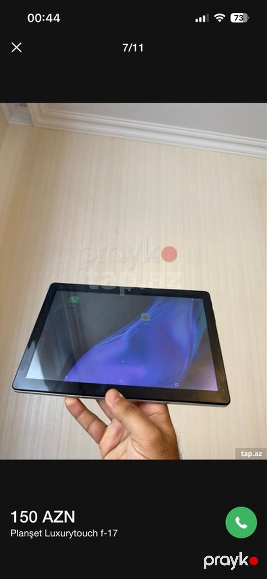 Luxurytouch F-17 planshet - Ekran: təxminən 10.1 düym toxunma ekran — Digər planşetlər, Bakı (5)