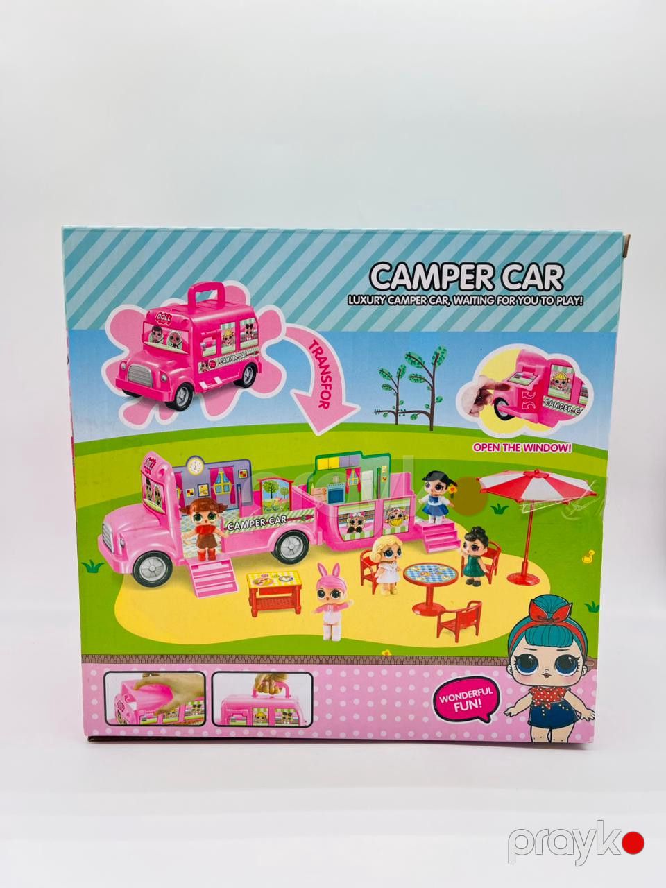 Oyun dəsti L.O.L. Surprise Camper Car, plastik, çəhrayı, 3 yaş — Mallar, Bakı (2)