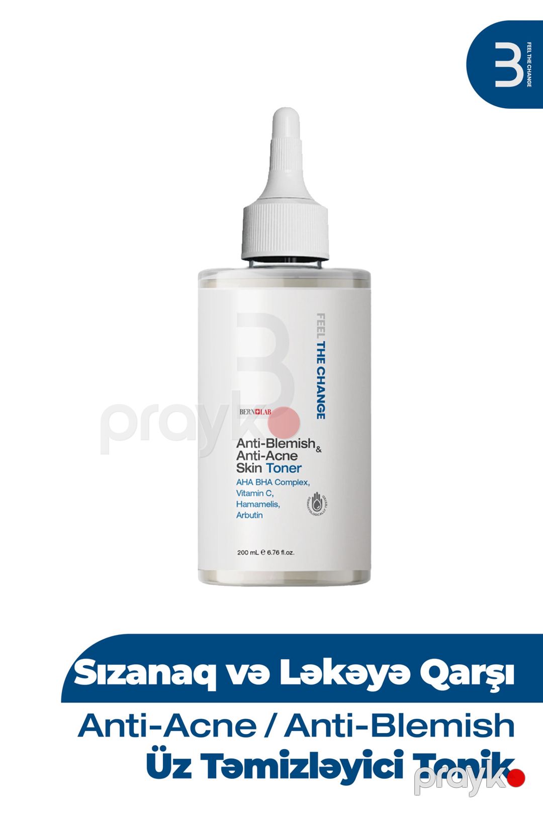 Üz üçün toner BernLab Anti-Blemish & Anti-Acne, 200 ml — Mallar, Bakı