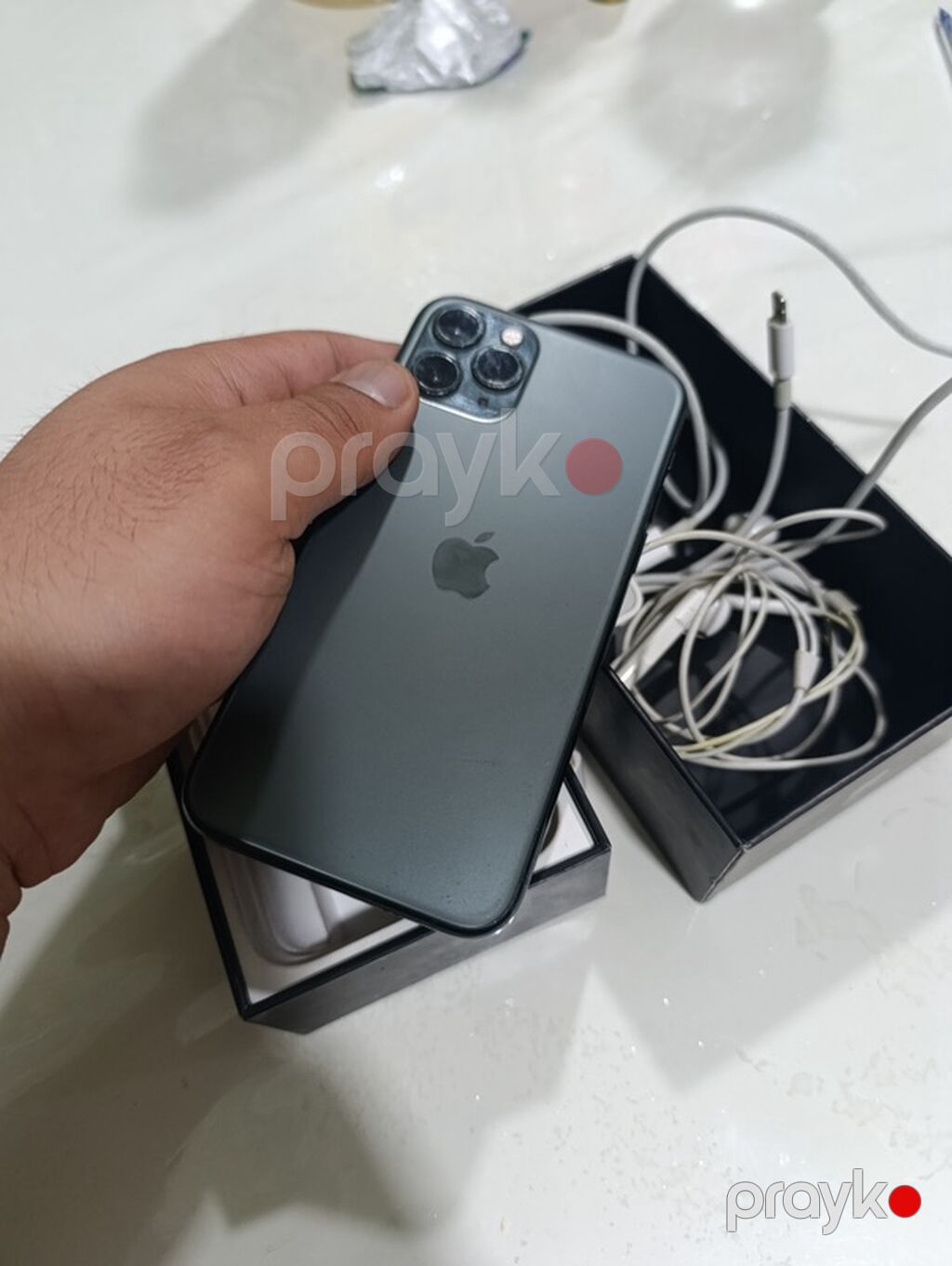 IPhone 11 Pro, 256 GB, Yaşıl, Qırıq, Face ID — Apple iPhone, Digah (2)