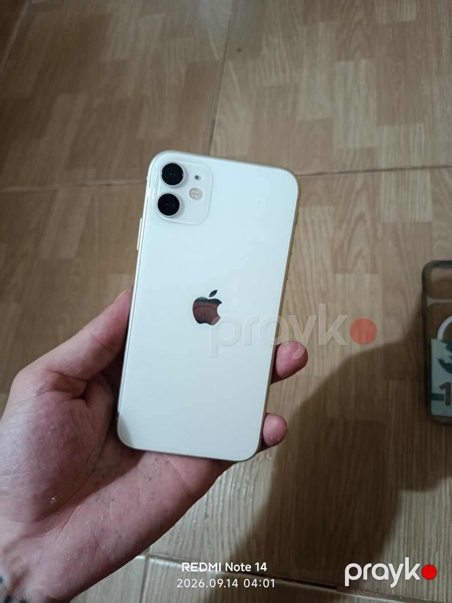 Apple iPhone 11 White 128GB/4GB — Smartfonlar, Sumqayıt (2)