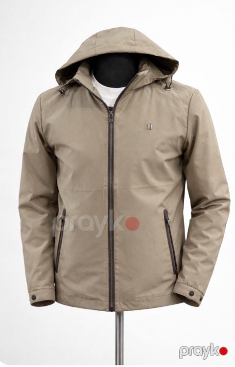 Kişilər üçün fəsillərarası gödəkçə, qəhvəyi, neylon, ölçü 2XL — Bakı