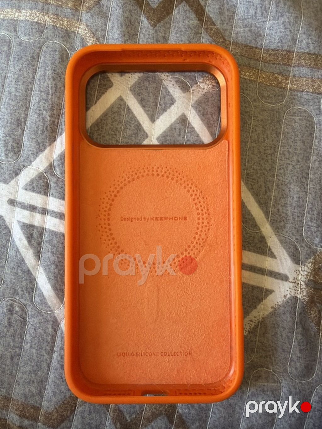 Məhsul: Narıncı silikon telefon qabı (KeepPhone Liquid Silicone — Çexollər, Gəncə (3)