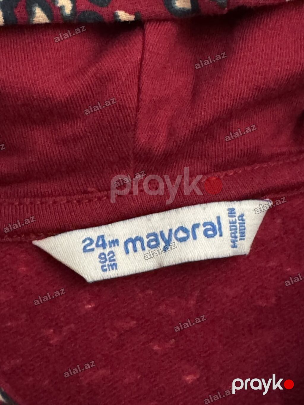 Mayoral qız uşağı üçün kapüşonlu ceket/svitşot - Brend: Mayoral — Mallar, Bakı (2)