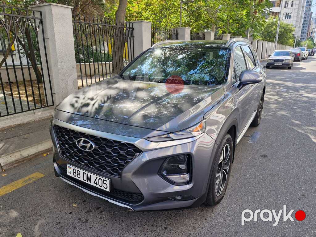 Hyundai Santa Fe, 2.0 L, 2019 il, 94 000 km — Avtomobillər, Bakı (2)