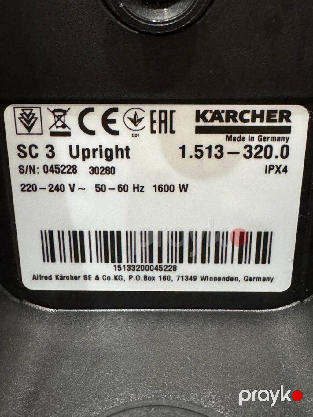 Buxarlı təmizləmə aparatı Karcher SC3 satılır. Digər modellərdən — Ütü, Bakı (3)