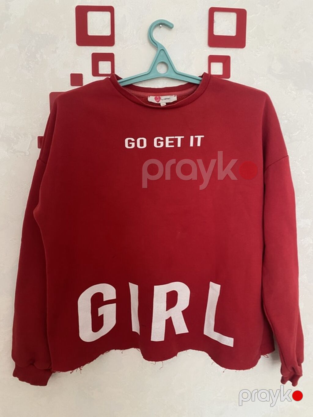 Svitşot, M, rəng - Qırmızı — Hodie və sviter, Digah (2)