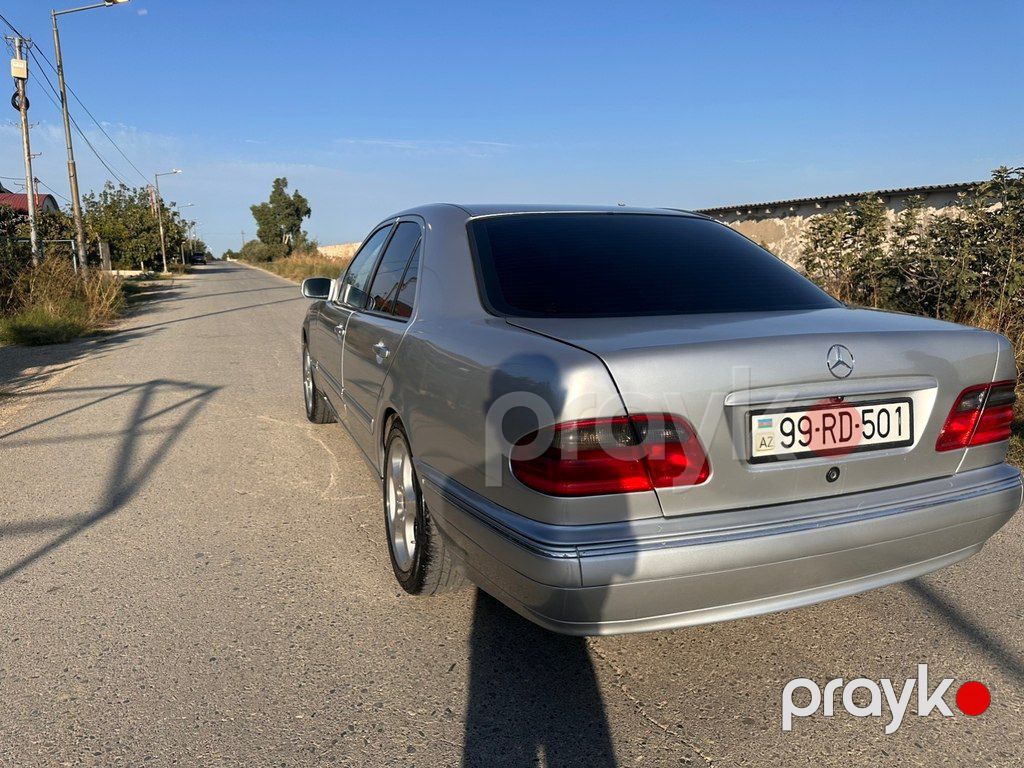 Mercedes E 200, 2.2 L, 2001 il, 400 000 km — Avtomobillər, Bakı (12)