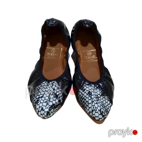 Qadınlar üçün iti burun baletkalar Rollbab SH6303112, qara, təbii dəri, ölçü 40 — Bakı