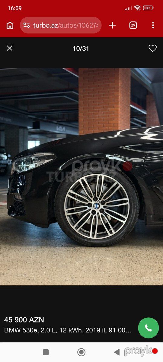 BMW 530, 2019 il — Avtomobillər, Bakı (10)