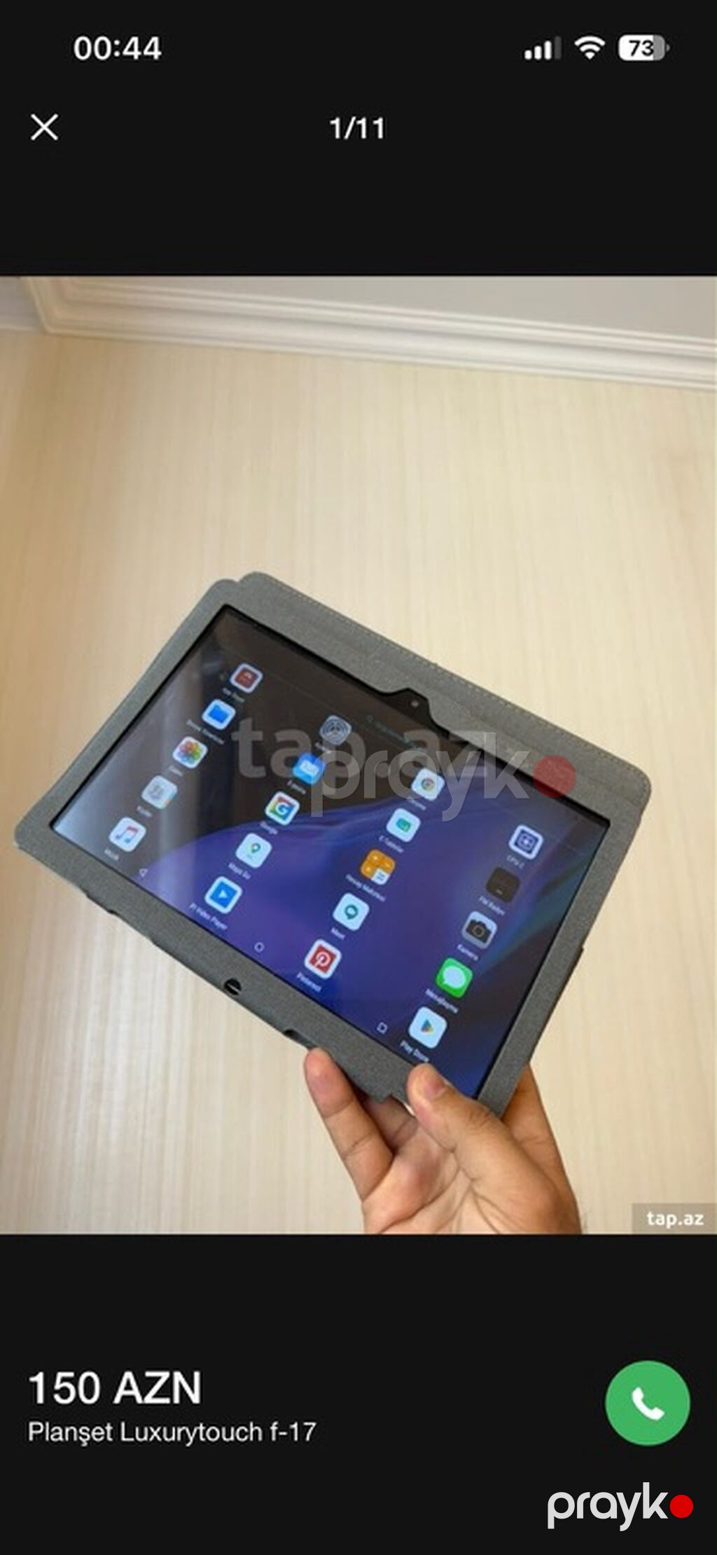 Luxurytouch F-17 planshet - Ekran: təxminən 10.1 düym toxunma ekran — Digər planşetlər, Bakı (3)