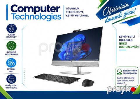 Monoblok HP EliteOne 870 G9 AiO (5V920EA) AIO i7-12700 16G 1TB SSD 27" Touch W11PRO — Bakı
