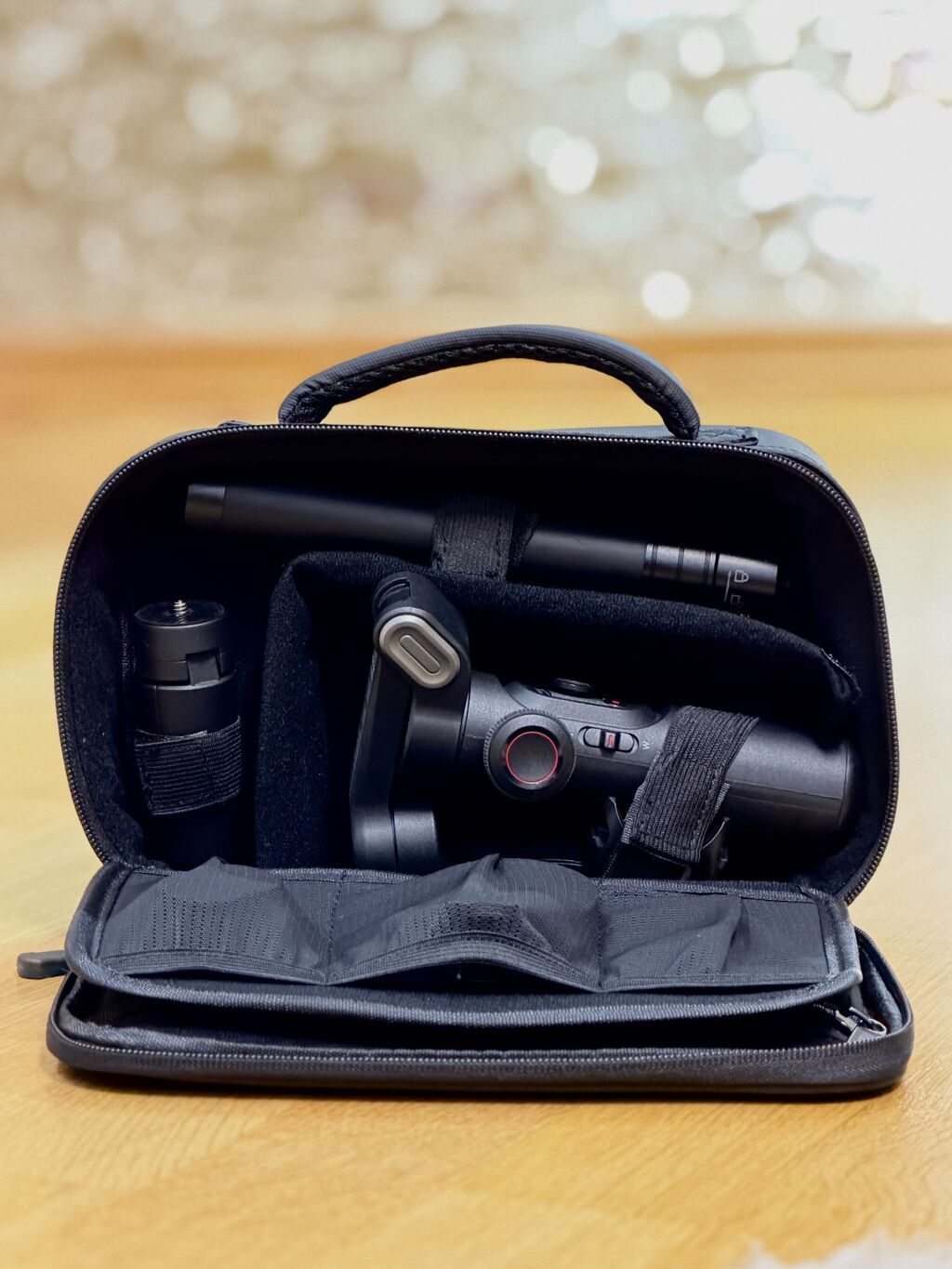 Aochuan mobil stabilizator dəsti - 3 oxlu smartfon gimballı: hamar — Tripod, steadicam, video işıq, Saray (3)