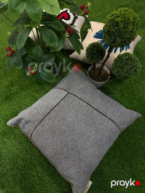 Dekorativ yastıq Annaberry 68, boz, 50x50 sm — Bakı