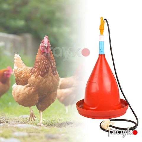 Su təknəsi quşlar üçün 89814114, plastik, qırmızı, 5 l